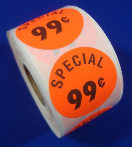 500 Self-Adhesive Special 99? Labels 1 3/8&#034; Stickers Retail Supplies