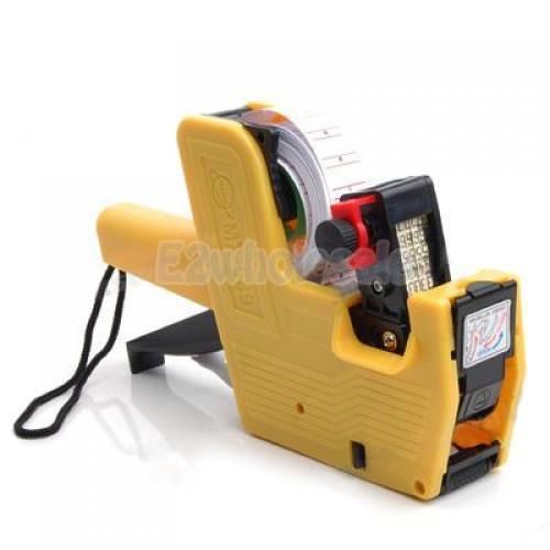 Random retail shop price label tag gun tagging marker labeller + ink roller for sale