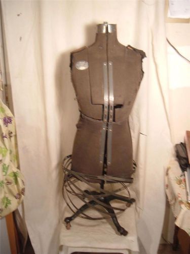 ANTIQUE FULLY ADJUSTABLE DRESS FORM BY  &#039;&#039;ACME&#039;&#039;