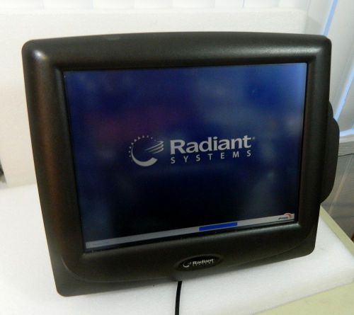 Radiant Systems POS Touch screen Model P1520-0003-BA Card Reader 500GB HD