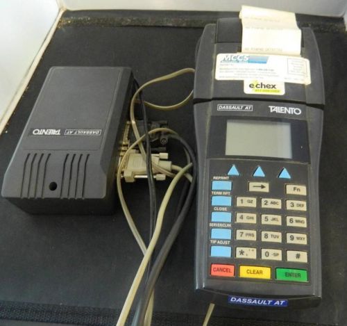 Dassault Thales Talento 2U Credit Card Machine + Power Unit