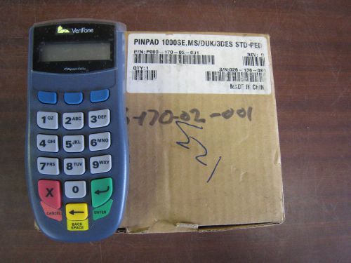 Verifone Pinpad 1000SE MS/DUK/3DES STD PED P003-170-02-001 FREE SHIPPING