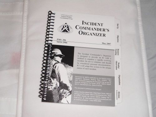 Incident commander&#039;s organizer pocket guide for sale