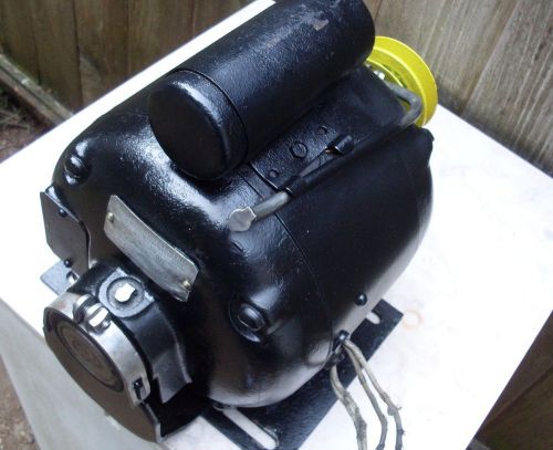 Demo Video VINTAGE GE Motor - 3/4 HP AC Motor DUAL 115V ( OR ) 230V -1725 RPM