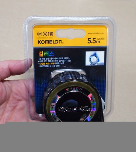New komelon colors tape measure 5.5m x 25mm kmc-25cv metric korea for sale