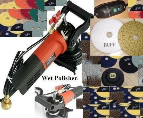 Wet Concrete Polisher Granite BUFF 28 Pad FREE SHIP Australia UK Europe Canada