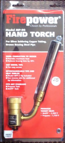 Firepower hand torch interchangeable tips, fits all standard propane mapp tank for sale