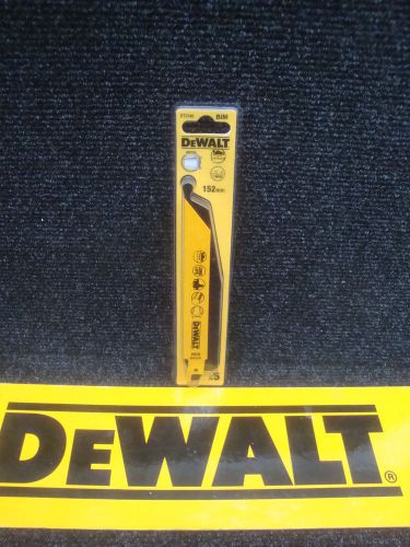 5 X DEWALT DT2346 BI-METAL METAL CUTTING RECIP SAW BLADES 152MM