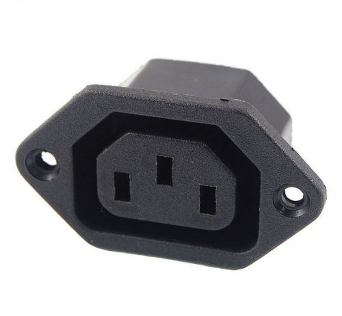 C13 female panel outlet power socket adapter black ac 250v 10a for sale