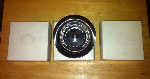 Set Of (3) Commercial Kitchen Sink Basket Strainer Drains ~ 3.5&#034; ~ New In Box