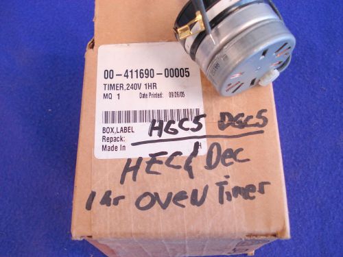 HOBART HEC/DEC MODELS OVEN TIMER 1 HOUR, PART# 00-411690-00005