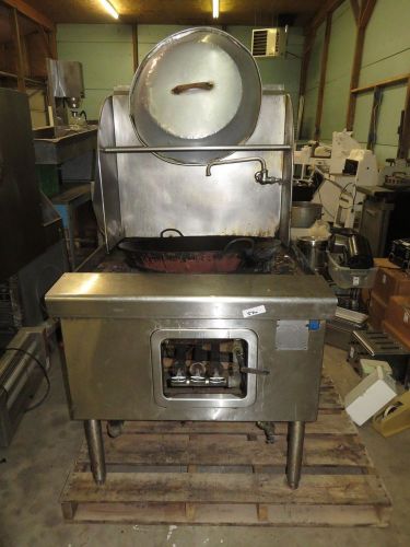 Robert Yick Single Hole Burner Wok Range Natural Gas Unit Includes Wok &amp; COVER