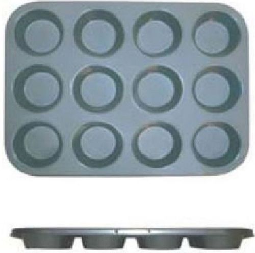 1 Winco 12 Regular Size Cup Non Stick Cake Muffin Bake Baking Pan AMF-12NS NEW