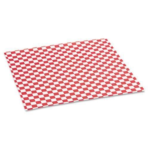 Packaging Dynamics 057700 Grease-resistant Paper Wrap/liners, 12 X 12, Red