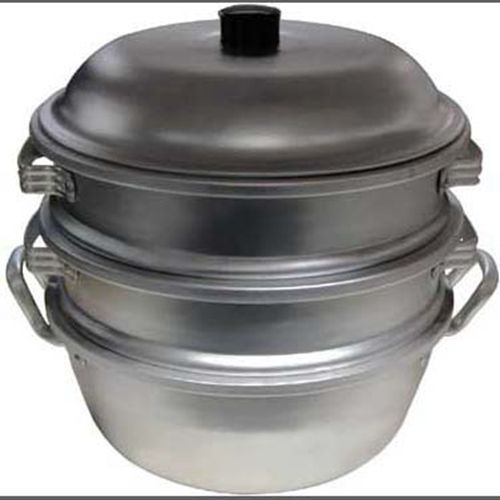 Po Wah Alum. Steamer Set 22&#034;,No Water Pan  STA-22SET