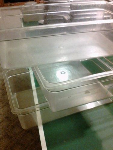 Cambro  fullsize camwear 6 inch deep 3 of them