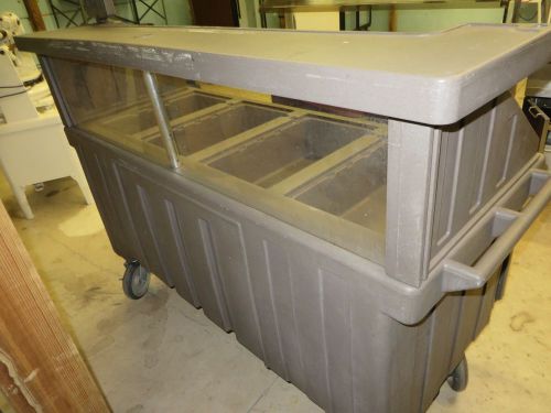 Cambro Camcruiser CVC72 Food Service Merchandising Cart Transport Mobile Vending