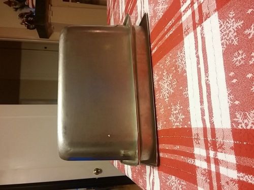 Lot of  2  Sysco/Duraware 1/3-Size Anti-Jam Steel Steam Table Pan,6&#034; Deep NSF