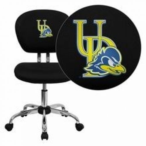 Flash Furniture H-2376-F-BK-40024-EMB-GG Delaware Blue Hens Embroidered Black Me