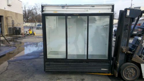 True 3 door reach in cooler restaurant for sale