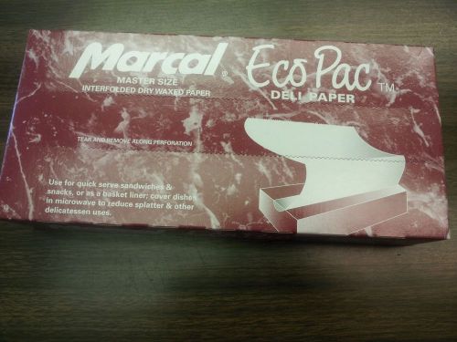 12&#034; x 10.75&#034; MARCAL DRY WAX DELI PAPER/ POP UP SHEET ( 500 SHEETS PER BOX )2014