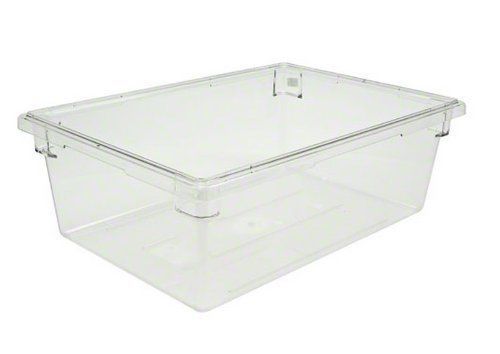 Cambro 18269CW135 Camwear Polycarbonate Food Storage Box  13-Gallon  Clear