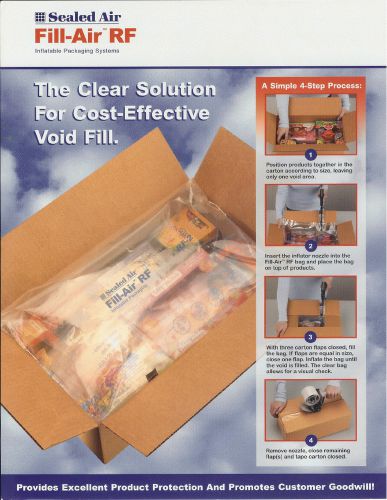 ULINE S-5239 SEALED AIR RAPID FILL AIRBAG RF-6 18&#034; x 36&#034; (FREE SHIP)