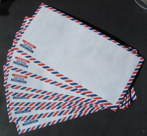 18 pcs Air Mail Envelopes  110 mm x 225 mm.