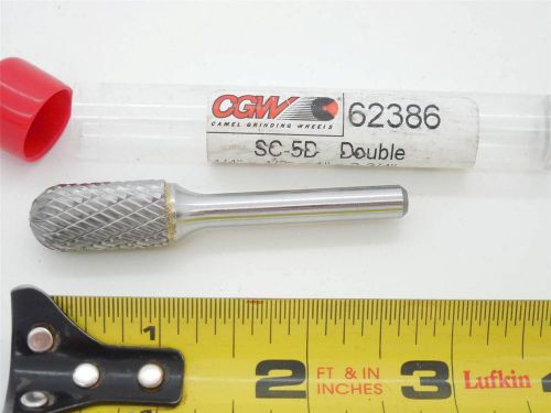 CGW Solid Carbide Burr 62386 SC-5D Double Grinding Bit M68 Machinist Tool