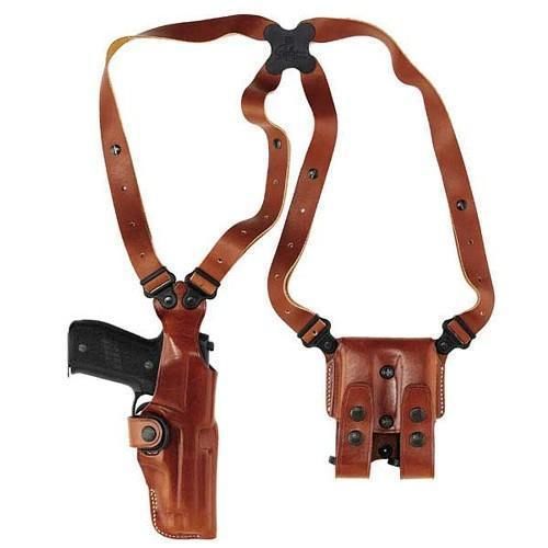 Galco VHS212 Tan Right Hand Vertical Shoulder Leather Holster AMT Hardballer