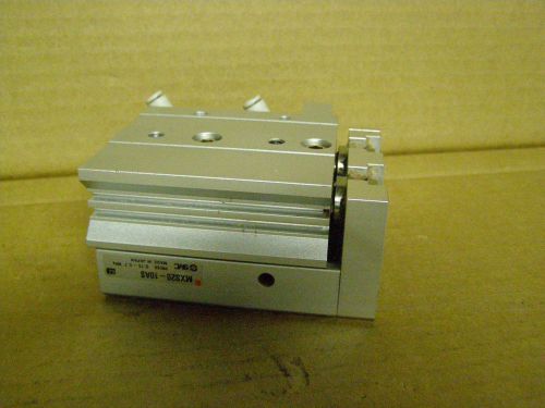 SMC MXS20-10AS PNEUMATIC SLIDE TABLE DUAL ROD