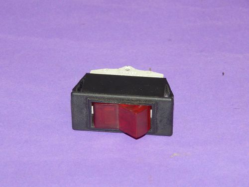 ETA 41-11-P10 Red 2 position rocker switch 4111P10