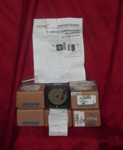 Lot of 5 Dickson compact Temperature Recorders Model SC337 New