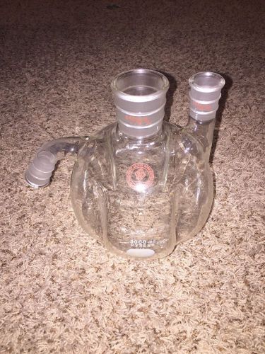 Scientific Glass Apparatus Pyrex 3000 Ml Unique Three Arm Glass