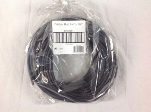 Backer rod filler rope 1/4&#034; x 100&#039; -br30251 for sale