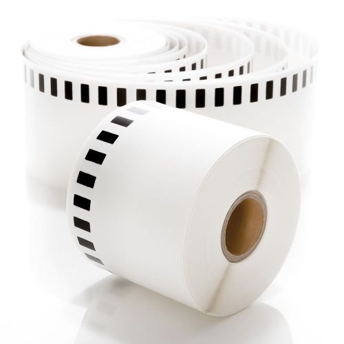 5x brother compatible dk22205 printer labels 62mm roll+spool for ql-560 ql-570 for sale