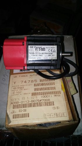 &#034;nib&#034; fanuc ac servo motor b0.5/3000  a06b-0113-b075#7008 for sale