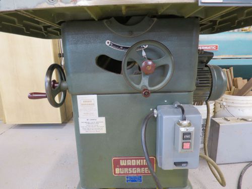 Wadkin bursgreen 12&#034; table saw for sale