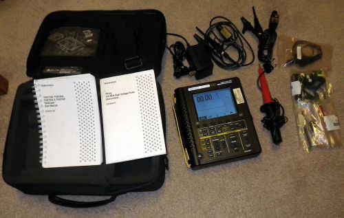 Tektronix ths720p 100mhz oscilloscope dmm power analyzer good working condition for sale