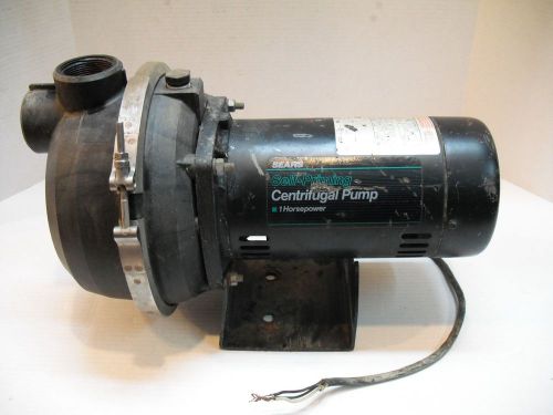 1 HP Sears Self Priming Centrifugal Pump 3450 RPM Model # 390.262401