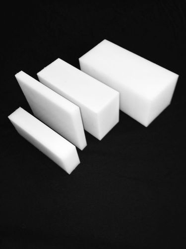 2.5&#034; Natural / White Nylon 66 Plastic Sheet - Price/Square Foot cut to size!