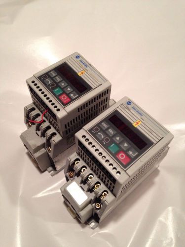 Two Allen-BRADLEY SPEED CONTROLLER SERB CAT# 160-BA03NPS1P1 1HP 460V 2.3A 240Hz