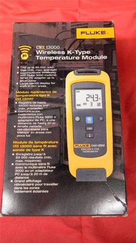 FLUKE WIRELESS K-TYPE TEMPERATURE MODULE #CNX T3000 &#034;NEW&#034;