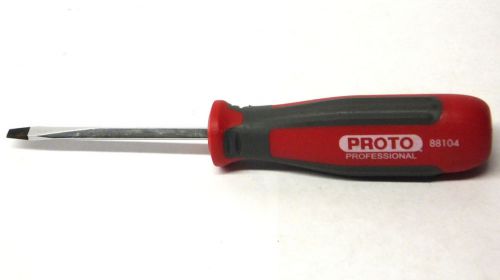 Stanley proto super proto slotted keystone square screwdriver - 3/16&#034; x 3 j88104 for sale