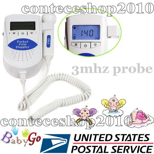 Sonoline b fetal doppler, backlight lcd,3mhz probe,free gel, fda us stock for sale