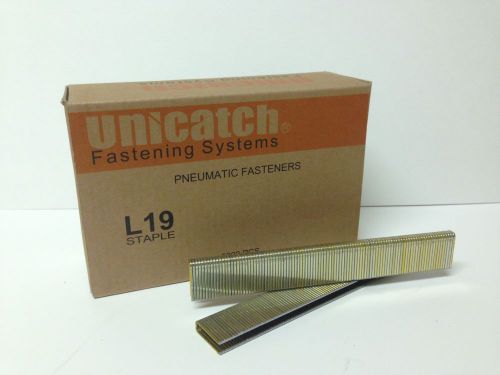 Unicatch l19 18 ga. 1/4&#034; crown x 3/4&#034; length narrow crown staples - l11 staples for sale