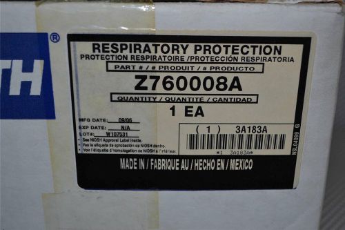 One new north by honeywell z760008a, north 7600 full face respirator,m/l for sale