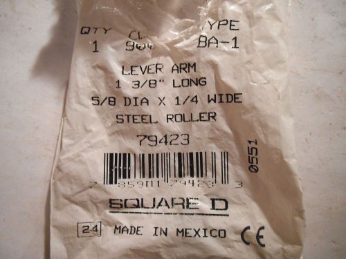 Square D Zinc Lever Arm Roller Actuator for Limit Switch, 9007BA1 -  NEW