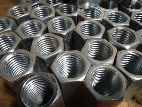 1&#034;-8 hex coupling nut (5pcs) Zinc