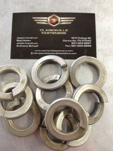 Stainless steel medium split lock washers 7/8&#034; qty 10 for sale